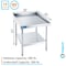 Amgood 30 in. x 30 in. Stainless Steel Equipment Stand AMG ES-3030 - alternate 4